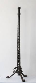 I had a nice, matching table lamp, but i wanted my new lamp to match. Authentic Art Deco Wrought Iron Floor Lamp Catawiki