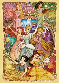 Puzzle is made of a plastic material. D 500 657 Tenyo Disney Princess Collection Giftsonlinetoday Com