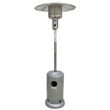 Jumbuck Silver Powder Coated Patio Heater Patio Heater Outdoor Heating Patio