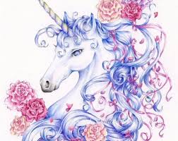 Fantasy Unicorn Art Print Love Is Mother Baby Etsy In 2021 Unicorn Art Unicorn Drawing Unicorn Tattoos