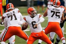 Baker mayfield, the 1st overall pick of the 2018 nfl draft, signed a four year contract with the browns on july 24, 2018. Shepard Browns Finally Have Their Qb In Baker Mayfield Cbs Sports Radio