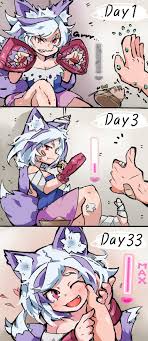 yoshiyuki (14330975), touhou, mitsugashira enoko, 1girl, 1other - Anime R34