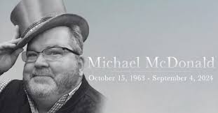 The Mason Gross community is saddened to learn of the passing of Michael  McDonald, former faculty member and friend of the Theater Department.