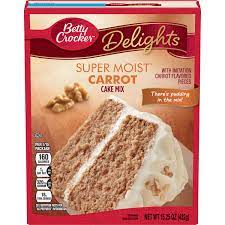 Can i make brownies out of betty crocker cake mix? Betty Crocker Super Moist Delights Carrot Cake Mix Bettycrocker Com