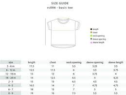 Rylee And Cru Size Chart Rylee And Cru Tees Size Chart