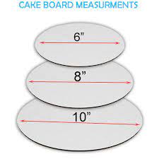 Cake Boards Set Of 18 Cake Boards 6 Inch Cake Boards 8 Inch And Cake Boards 10 Inch 6 Of Each Cake Board Cake Base Cardboard C Cake Board Cake Boards 18th Cake
