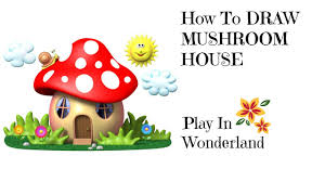 How To Draw Mushroom House Easy Drawing For Kids Youtube Mushroom house drawings fine art america. youtube