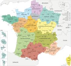 Comparez vos itinéraires des milliers de villes à découvrir en france. Carte De France Regions Et Departements