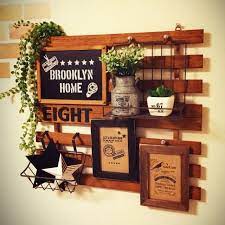 壁 天井 転写シール フェイクグリーン 男前 セリア などのインテリア実例 2016 04 23 22 25 53 roomclip ルームクリップ 手作りインテリア 100円 インテリア 収納 セリア インテリア