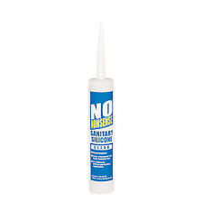 Ge silicone clear kitchen & bath silicone caulk (ge284). No Nonsense Sanitary Silicone Clear 310ml Sanitary Sealants Screwfix Com