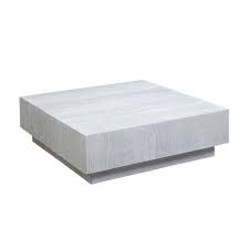 White Elm Block Coffee Table In 2020 Coffee Table Coffee Table White Coffee Table Wood
