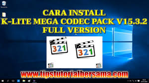 The following is a list of compression formats and related codecs. Cara Install K Lite Mega Codec Pack V15 3 2 Full Version Youtube