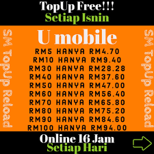 Couldn't you top up online directly on your mobile provider's website? 6 Diskaun Postpaid Bill Topup Reload Prepaid Umobile Rm1 Rm3 Rm5 Rm10 Rm30 Rm40 Rm50 Rm60 Rm70 Rm100 Rm150 Rm200 Shopee Malaysia