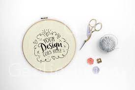 Download Embroidery Hoop Mockup Free Free And Premium Psd Mockup Templates And Design Assets Exclusive Smart Object Mockup