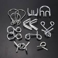 What does a gifted child like more than an intellectual challenge? 7 Sets Iq Test Toys Mind Game Brain Teaser Metal Wire Puzzles Alexnld Com