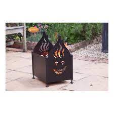 Oven diy brick projects four a pizza fire pit seating rocket stoves miniature crafts iron decor modern house plans gardeco cozumel clay chimenea red 36x70 for sale | ebay. Gardeco Wacky Fireplace With Flame Face Design Outdoor Living From Discount Leisure Products Uk