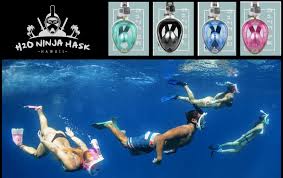 What are the advantages of the h2o ninja snorkel mask? N I N J A M A S K U N D E R W A T E R Zonealarm Results