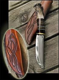 Couteaux D 39 Inspiration Scagel Etui Couteau Cuir Couteau Fourreau Couteau