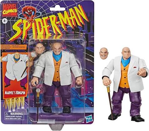 Amazon.com: Marvel Hasbro Legends Series 6-inch Collectible Kingpin Action  Figure Toy Vintage Collection : Toys & Games
