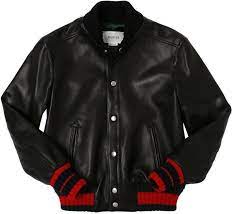 Gucci Nappa Leather Bomber Jacket Leather Bomber Jacket Leather Bomber Outfits With Hats