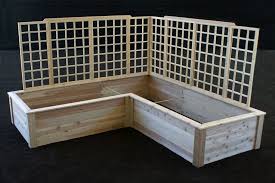 L Shaped Garden Bed With Trellis Google Search Vegetable Garden Raised Beds Building Raised Garden Beds Raised Garden Beds Diy