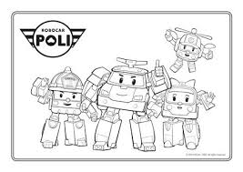 Activities Robocar Poli Robocar Poli Drawing For Kids Coloring Pages For Kids