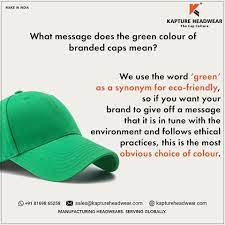 Green Colour Caps Headwear Caps Trend Fashion Cap