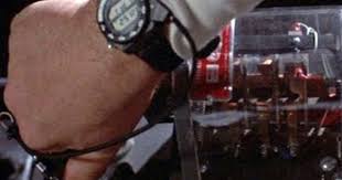 Seiko A826 Christopher Lloyd Back To The Future Back To The Future Timer Watch Seiko