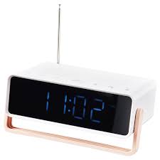 You can control the music and content from iheart radio, npr, spotify. Dandimpen Alarm Clock Radio Bluetooth Speaker White Light Pink 6 X2 Ikea