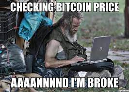 This probably means that he admits his tweets are also somewhat pumped coins, especially btc and doge. Meme Checking Bitcoin Price Steemit