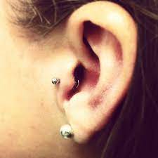 Tragus Piercing Good Point Of View To See How The Labret Sits In The Ear