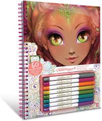 They come in all types of colors that include anything from traditional colors of the rainbow editors choice of best gel pens for coloring. Amazon Com Nebulous Stars Large Coloring Book For Girls 60 Coloring Pages Comes With 8 Metallic Ink Gel Pens Toys Games