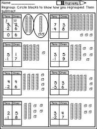 Double Digit Subtraction With Regrouping Worksheets And Posters Math Subtraction Subtraction With Regrouping Worksheets 2nd Grade Math