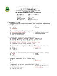 Check spelling or type a new query. Contoh Soal Uts Pilihan Ganda Teknik Pemrograman Terstruktur Bahasa C