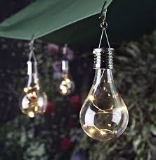 Illuminated Garden Solar Edison Clip On Light Bulb 6 Inch