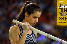 Ekaterini stefanidi (gre), silver medal winner pole vault women. Advice To My Younger Self Katerina Stefanidi World Athletics