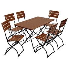Beer Garden Rect Table 6 Chairs Beer Garden Furniture Rectangle Table Bistro Chairs Outdoor Furniture Sets