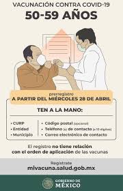 La cartera aclaró que solo será habilitado el registro y no la. A Partir De Este Miercoles Adultos De 50 A 59 Anos Pueden Registrarse Para Recibir Vacuna Anticovid Masnoticias