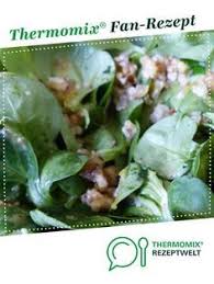 Feldsalat Mit Walnussdressing Rezept Walnuss Salat Feldsalat Thermomix Rezepte
