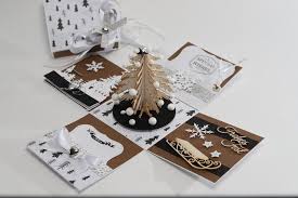 Geschenkverpackungen Explosionsbox Zu Weihnachten Weihnachtsbox Ein Designerstuck Von Magandaa Bei D Basteln Weihnachten Weihnachtsbox