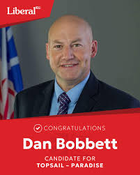 Following the close of nominations, the Liberal Party of Newfoundland and  Labrador is pleased to announce that Dan Bobbett has been named as the  Candidate for the Provincial District of Topsail -
