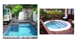If you want a small pool that's also elegant then this is where you want to be. Fascinating Mini Inground Pools For Small Home Youtube