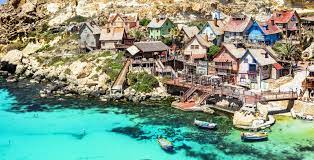 The movie set left behind by the 1980 popeye movie provides a charming and funny atmosphere. Popeye Village Malta Das Aussergewohnliche Filmdorf