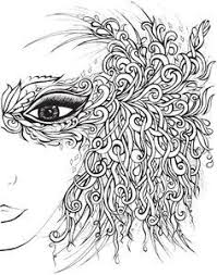 Creative Haven Fanciful Faces Coloring Book Welcome To Dover Publications Or Use This Design Duplic Adult Coloring Pages Boyama Kitaplari Taslaklar