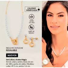 Set Collar Y Aretes Magia De Avon AVON