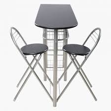 Orleans round teak 3 piece bar height patio bistro set. Shop Bistro 2 Seater Kitchen Table Set Online Home Box Uae