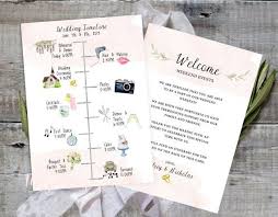 Wedding Timeline Editable Timeline Printable Wedding Etsy Wedding Itinerary Template Wedding Itinerary Wedding Timeline Template
