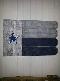 Dallas Cowboys Outdoor Wooden Flag Dallas Cowboys Decor Dallas Cowboys Crafts Cowboy Crafts