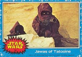 If your cards are worthless, don't worry… just hang onto them for a few decades. 1977 Star Wars Jawas Of Tatooine 16 Non Sports Card Value Price Guide Star Wars Cards Star Wars Art Star Wars 1977