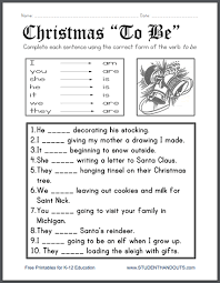 The second icon is labeled print. Christmas To Be Verb Worksheet Free To Print Pdf File Verb Worksheets Grammar Worksheets Christmas Worksheets